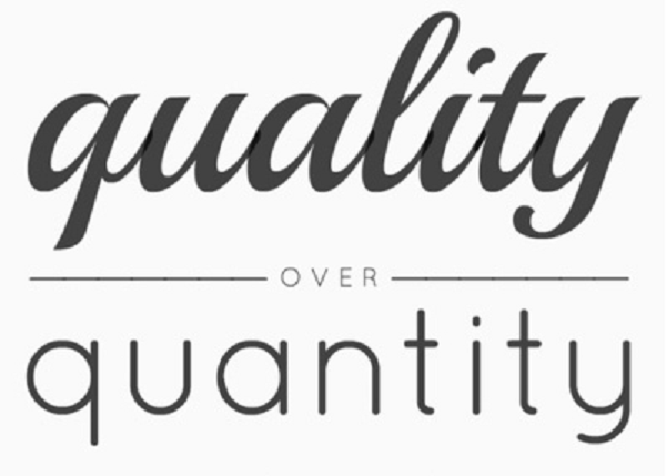 quality-over-quantity