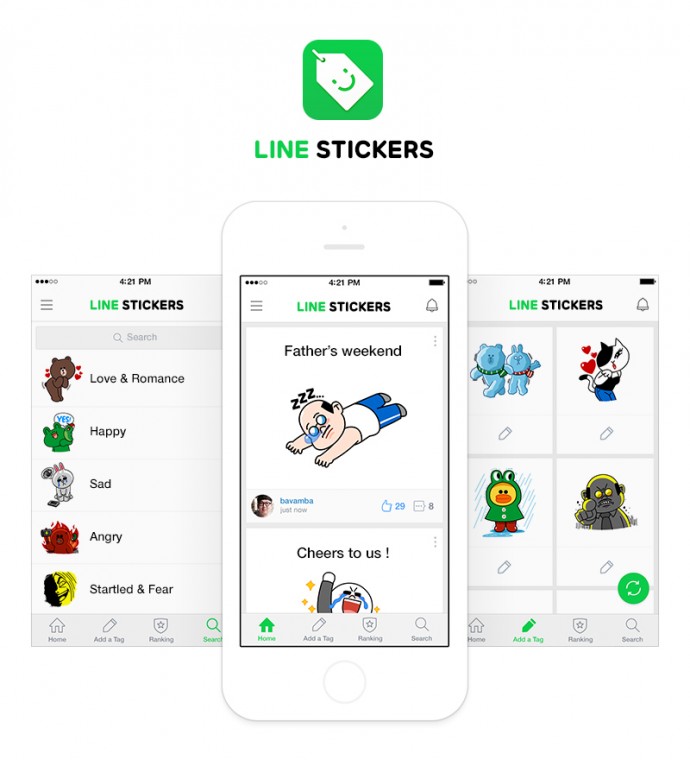LINE Sticker App