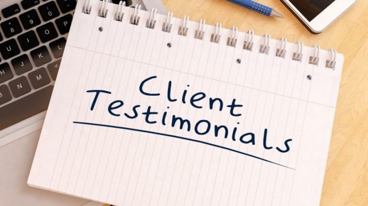 client testimonial